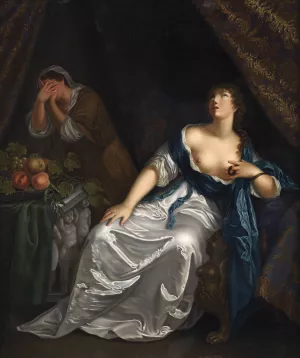 The Death Of Cleopatra by Julie Lutken Oil Painting