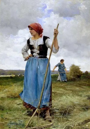 Le Repos by Julien Dupre Oil Painting