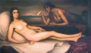 La Buenaventura by Julio Romero De Torres Oil Painting