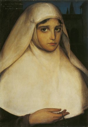 Nun by Julio Romero De Torres Oil Painting