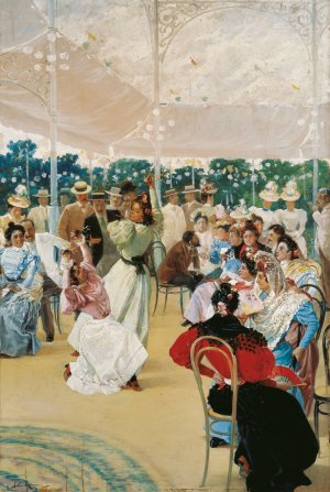The Cordoba Fair by Julio Romero De Torres Oil Painting