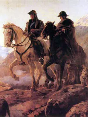 Paso de los Andes by Julio Vila Prades - Oil Painting Reproduction