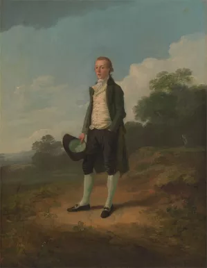 George Biggin by Julius Caesar Ibbetson Oil Painting