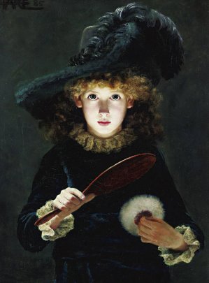 Dressing Up by Julius Hare Oil Painting