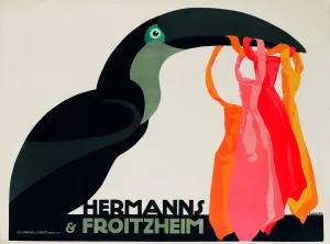 Hermanns and Froitzheim by Julius Klinger Oil Painting
