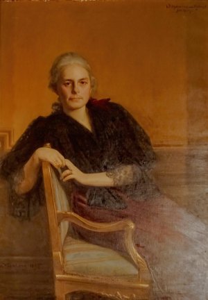 Wilhelmina von Hallwyll, fOdd Kempe by Julius Kronberg Oil Painting