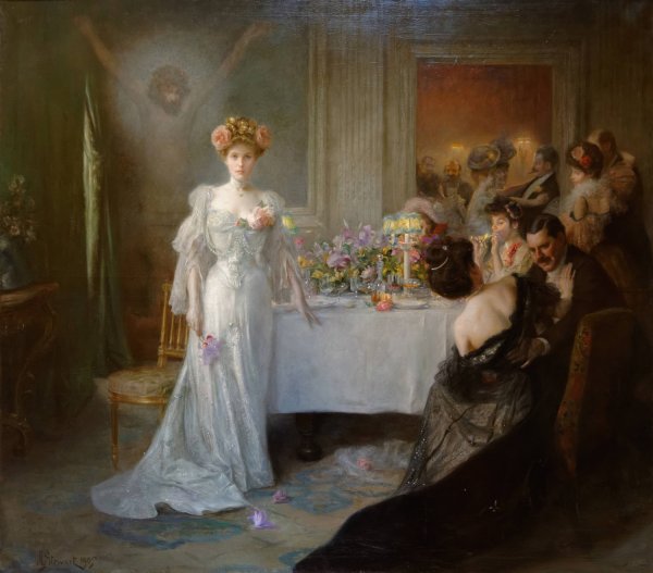 Main Product Photo of Redemption  Painting by Julius Leblanc Stewart