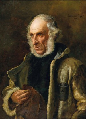 A sailor of the lost Franklin expedition by Julius Payer Oil Painting