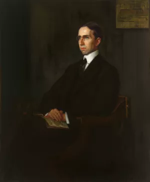 Anson Phelps Stokes by Julius Rolshoven Oil Painting