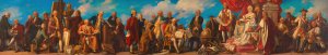 Maria Theresia und Joseph II. by Julius Schmid Oil Painting