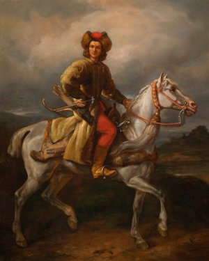 Lisowczyk by Juliusz Kossak Oil Painting