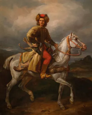 Lisowczyk by Juliusz Kossak Oil Painting