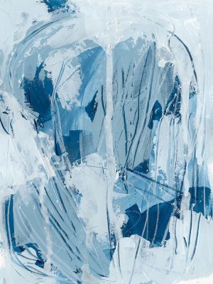Blue Falls II by June Erica Vess Oil Painting
