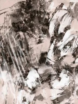 Blush Blackboard I by June Erica Vess Oil Painting