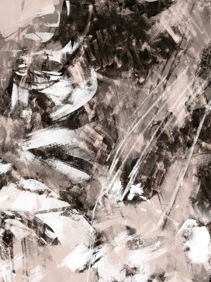 Blush Blackboard II by June Erica Vess Oil Painting