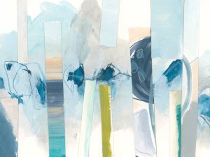 Liquid Strata I Oil painting by June Erica Vess