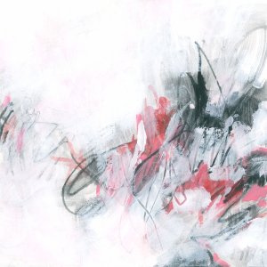 Magenta String II by June Erica Vess Oil Painting