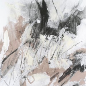 Neutral Scribe III by June Erica Vess Oil Painting