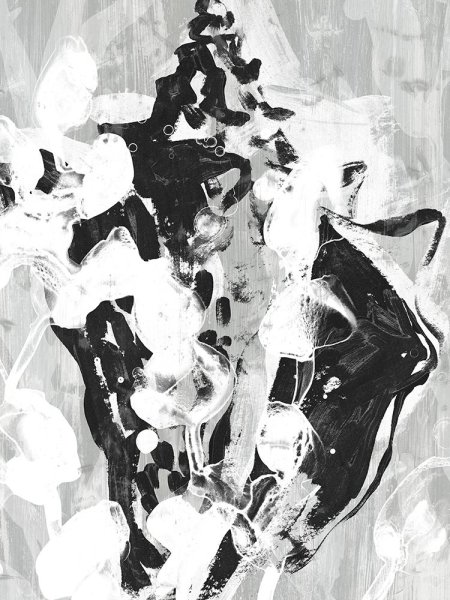 Ocean Inkblot I by June Erica Vess - Hand-Painted Oil Painting Reproduction