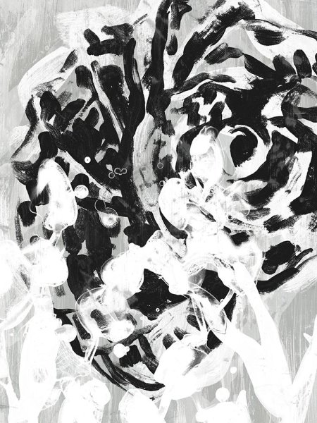 Main Product Photo of Ocean Inkblot III Painting by June Erica Vess