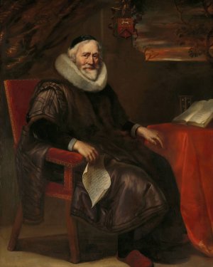 Cornelis Nuyts by Jurgen Ovens Oil Painting