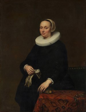 Portrait of a Woman by Jurgen Ovens Oil Painting