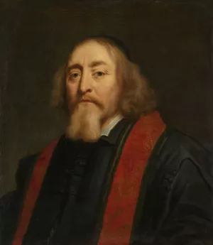 Portrait of Jan Amos Comenius by Jurgen Ovens Oil Painting