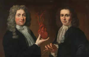 Two officers from the Surgeons Guild by Juriaen Pool Oil Painting