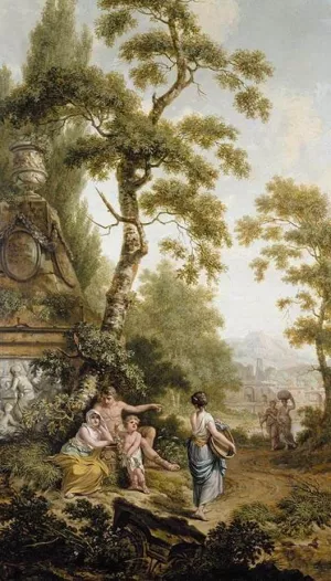 Arcadian Landscape painting by Jurriaan Andriessen