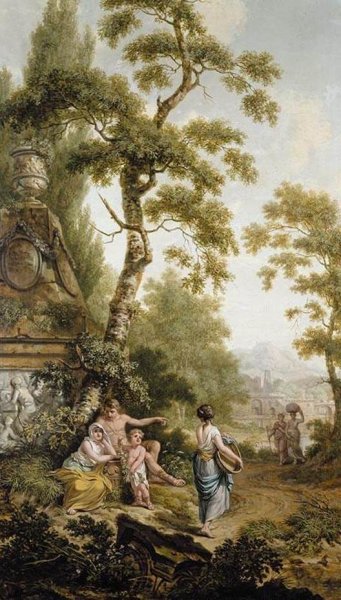 Main Product Photo of Arcadian Landscape Painting by Jurriaan Andriessen