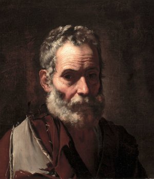An Old Man by Jusepe De Ribera Oil Painting