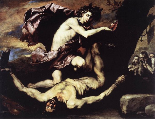 Apollo Flaying Marsyas by Jusepe De Ribera - Hand-Painted Oil Painting Reproduction