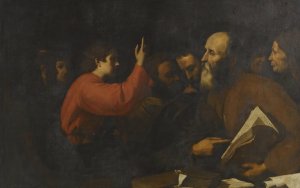 Christ Among The Doctors In The Temple by Jusepe De Ribera Oil Painting