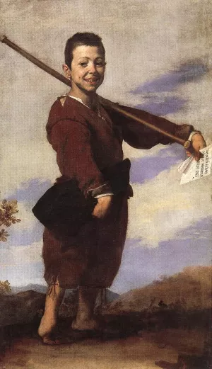 Clubfooted Boy by Jusepe De Ribera Oil Painting