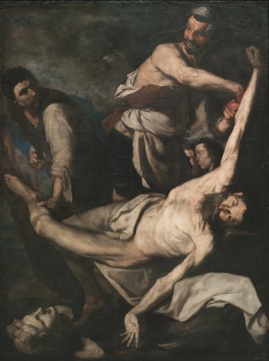 Martyrdom of Saint Bartholomew by Jusepe De Ribera Oil Painting