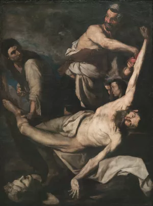 Martyrdom of Saint Bartholomew by Jusepe De Ribera Oil Painting