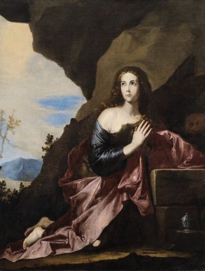Mary Magdalene Penitent by Jusepe De Ribera Oil Painting