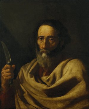Saint Bartholomew by Jusepe De Ribera Oil Painting