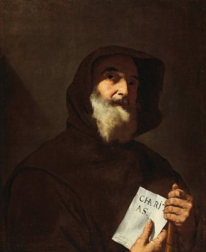 Saint Francis of Paola by Jusepe De Ribera Oil Painting