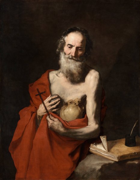 Saint Jerome  by Jusepe De Ribera - Hand-Painted Oil Painting Reproduction