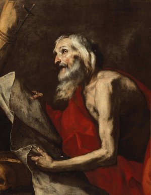 Saint Jerome by Jusepe De Ribera Oil Painting