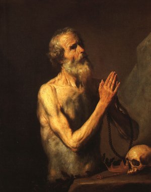 Saint Onufri by Jusepe De Ribera Oil Painting