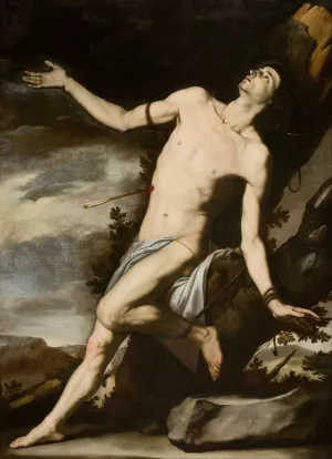 Saint Sebastian by Jusepe De Ribera Oil Painting