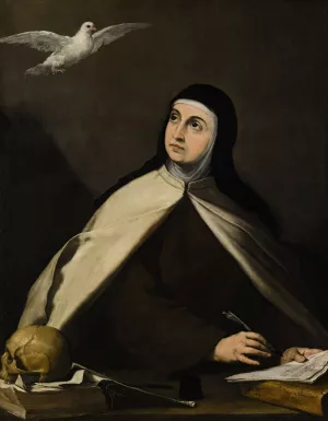 Saint Teresa of Avila by Jusepe De Ribera Oil Painting