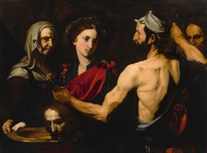Salome With The Head Of Saint John The Baptist by Jusepe De Ribera Oil Painting
