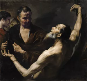 The Martyrdom of Saint Bartholomew by Jusepe De Ribera Oil Painting