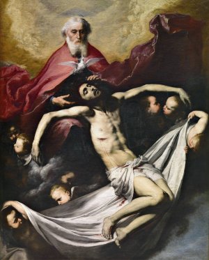 The Trinity by Jusepe De Ribera Oil Painting