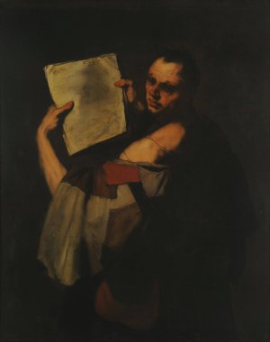 Un Astronomo by Jusepe De Ribera Oil Painting