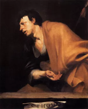 Apostle St Thomas by Jusepe Martinez Oil Painting