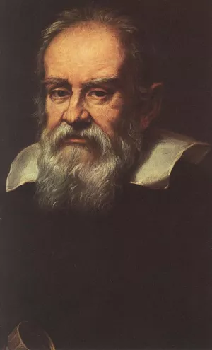 Portrait of Galileo Galilei Oil painting by Justus Sustermans
